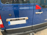 Nissan NV400 2010-2024 Modanatura in acciaio inox sopra la targa foto 2