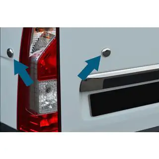 Tappi copriporta (4 pz, acciaio inox)