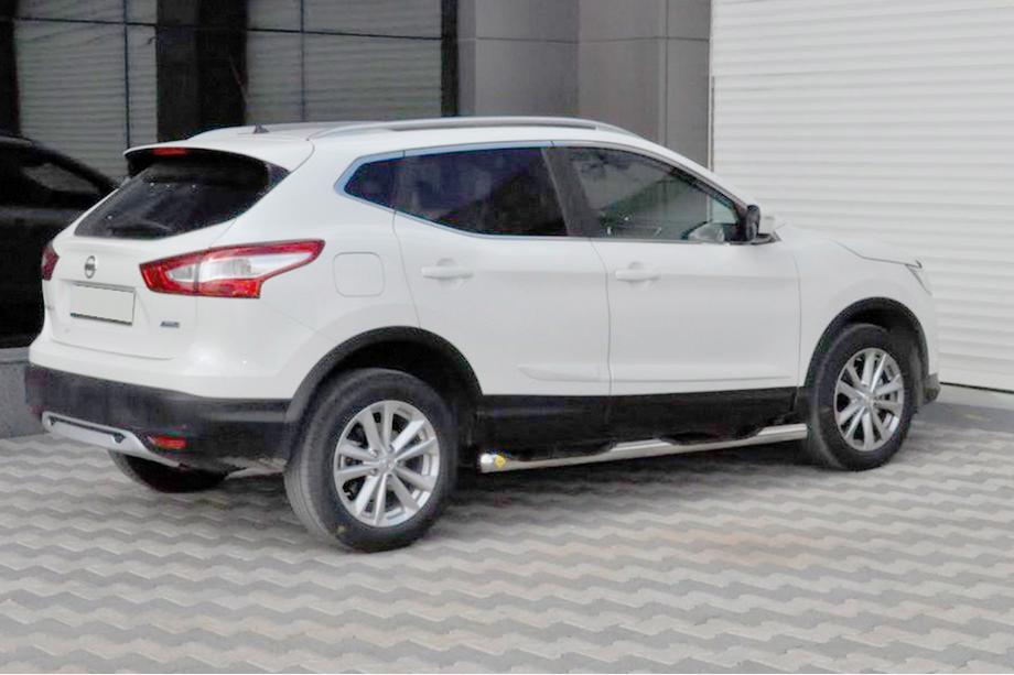 Nissan Qashqai 2014-2021 Barre Laterali (2014-2017, 2 pz, Acciaio Inox) Image