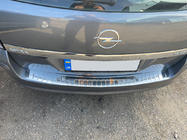 Opel Astra H 2004-2013 Protezione Paraurti Posteriore OmsaLine Lucido (SW, Acciaio Inox) foto 4