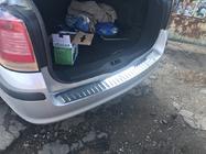 Opel Astra H 2004-2013 Protezione Paraurti Posteriore OmsaLine Lucido (SW, Acciaio Inox) foto 6