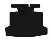 Dodge Dart 2012-2017 Tappetino bagagliaio tessile Classic (SD, Nero) foto 1