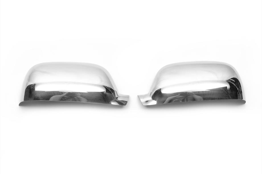 Volkswagen Touareg 2002–2010 Coperture Specchietti 2003-2007 (2 pz, Acciaio Inox) OmsaLine - Acciaio Inox Italiano Foto 4