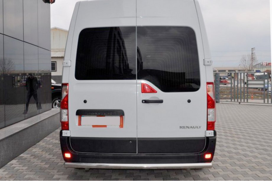Opel Movano 2010-2021 Barra Posteriore (Acciaio Inox) Image