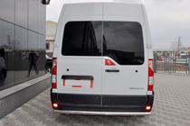Renault Master 2011-2023 Barra Posteriore (Acciaio Inox) foto 1