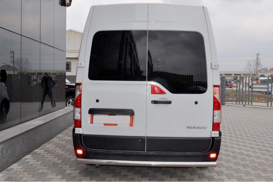 Renault Master 2011-2023 Barra Posteriore (Acciaio Inox) Image