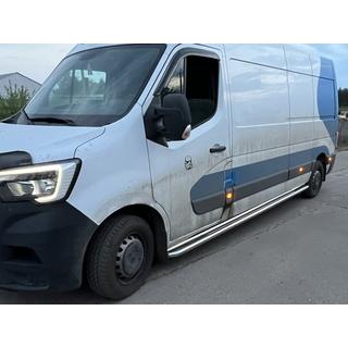 Pedane Laterali Premium (2 pz, Acciaio Inox) Nissan NV400 2010-2024 foto 4