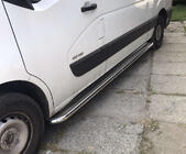 Renault Master 2011-2023 Pedane Laterali Premium (2 pz, Acciaio Inox) foto 2