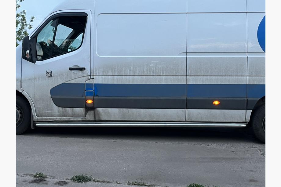 Renault Master 2011-2023 Pedane Laterali Premium (2 pz, Acciaio Inox) 60 mm, passo corto Foto 8