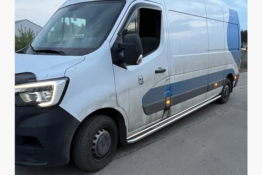 Renault Master 2011-2023 Pedane Laterali Premium (2 pz, Acciaio Inox) 60 mm, passo corto Foto 9