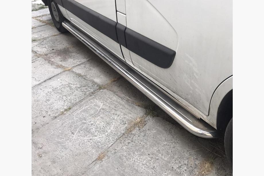 Renault Master 2011-2023 Pedane Laterali Premium (2 pz, Acciaio Inox) 60 mm, passo corto Foto 4