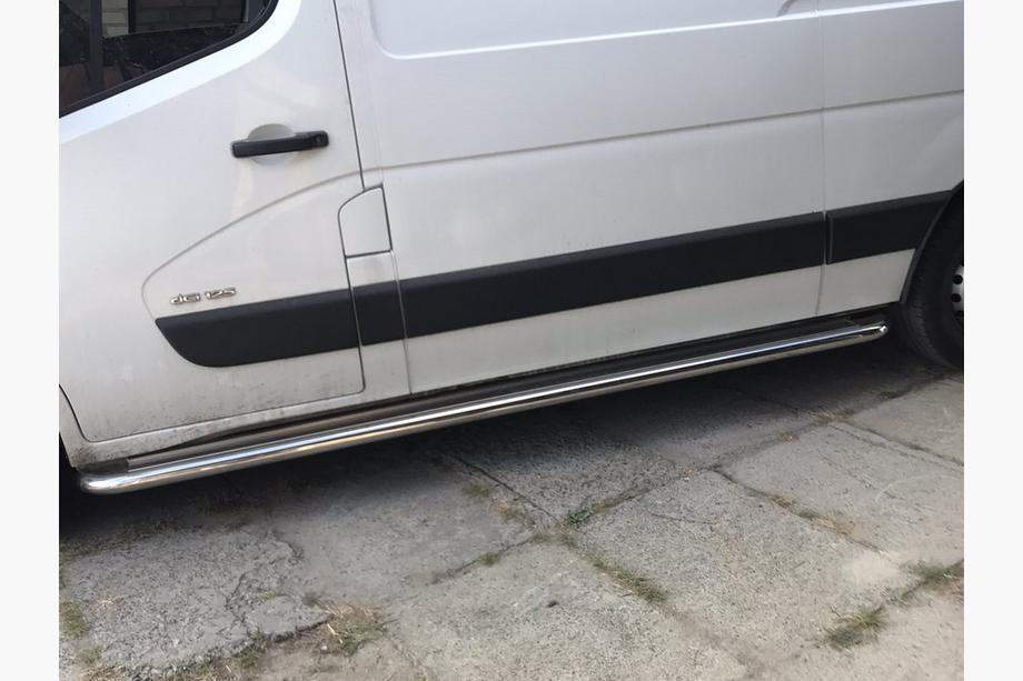 Renault Master 2011-2023 Pedane Laterali Premium (2 pz, Acciaio Inox) 60 mm, passo corto Foto 3