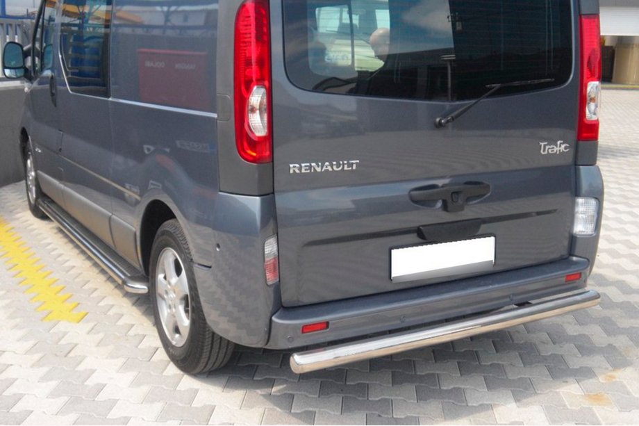Opel Vivaro 2001–2015 Protezione Posteriore AK002 (Acciaio Inox) Image