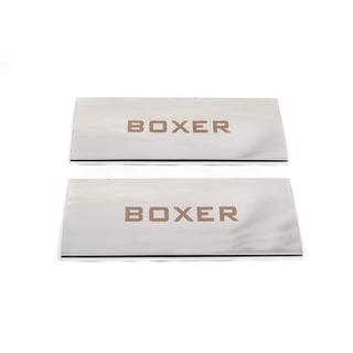 Battitacco interni Carmos V1 (2 pz, acciaio inox) Peugeot Boxer 2006-2025 foto 2