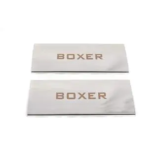 Battitacco interni Carmos V1 (2 pz, acciaio inox) Peugeot Boxer 2006-2025 foto 2