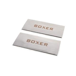 Battitacco interni Carmos V1 (2 pz, acciaio inox) Peugeot Boxer 2006-2025 foto 1