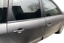 Renault Scenic/Grand 2009-2016 Cornici Finestrini Acciaio Inox (4 pz) Carmos - Acciaio Inox Turco foto 3