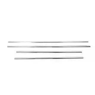 Cornici Finestrini Acciaio Inox (4 pz) foto 2