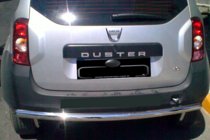 Renault Duster 2008–2017 Barra posteriore dritta (acciaio inox) foto 6