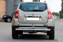Dacia Duster 2008-2018 Barra posteriore dritta (acciaio inox) foto 5