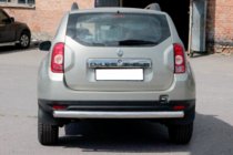 Dacia Duster 2008-2018 Barra posteriore dritta (acciaio inox) foto 3