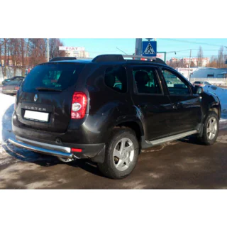 Barra posteriore dritta (acciaio inox) foto 2