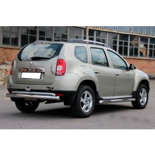 Barra posteriore dritta (acciaio inox) Dacia Duster 2008-2018 foto 4