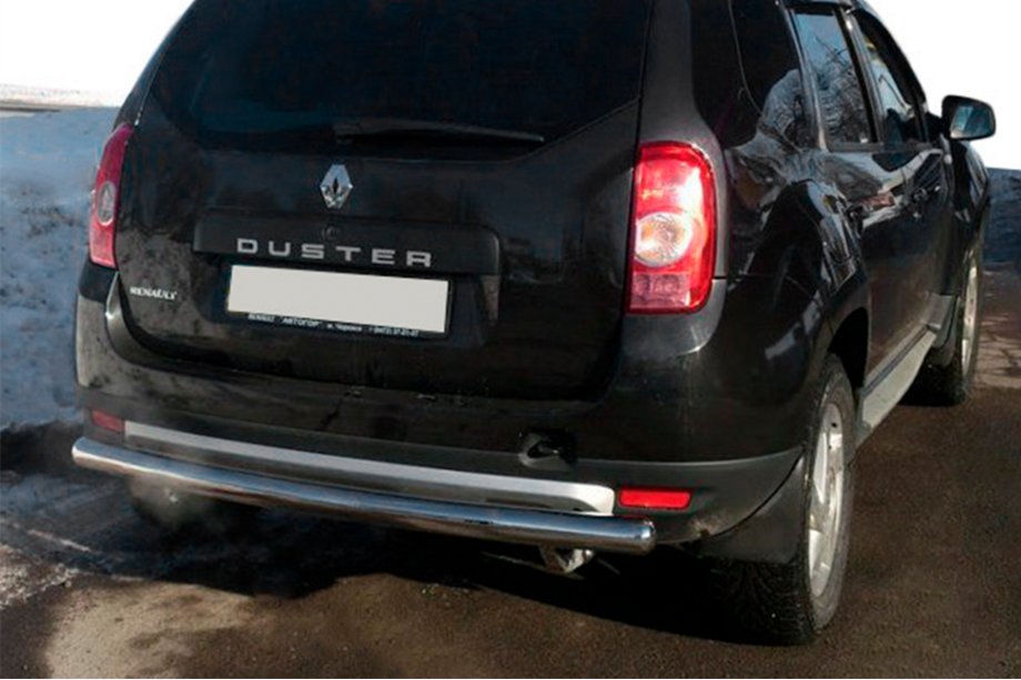 Dacia Duster 2008-2018 Barra posteriore dritta (acciaio inox) Image
