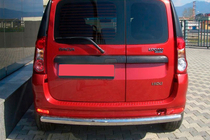 Renault Logan MCV 2005-2013 Barra Posteriore (Acciaio Inox) foto 1