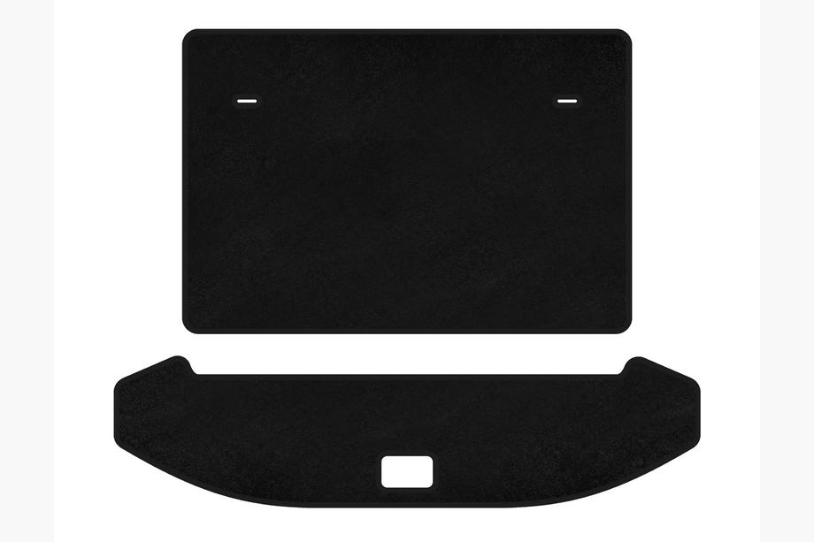 Jetour X70 2018- Tappetino bagagliaio tessile Classic (3 file, Nero) Image