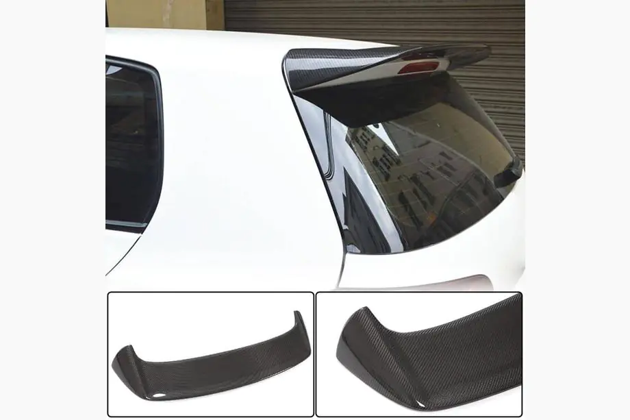 Volkswagen Golf 6 2008-2014 Spoiler V1 (per Base HB 2010-2013, Carbonio) Image