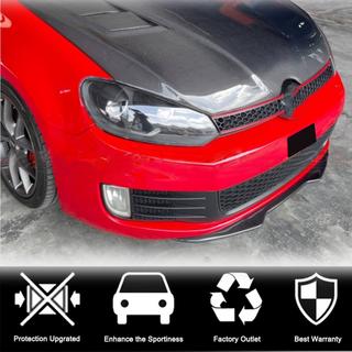 Labbro anteriore Lip V4 per GTI HB 2010-2013 Carbonio foto 2