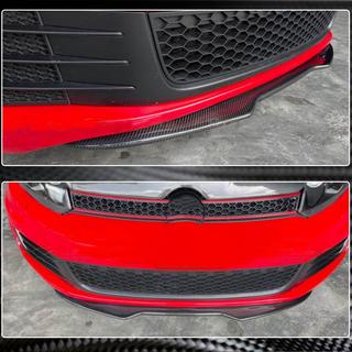 Labbro anteriore Lip V4 per GTI HB 2010-2013 Carbonio foto 3