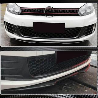 Labbro anteriore Lip V4 per GTI HB 2010-2013 Carbonio foto 4