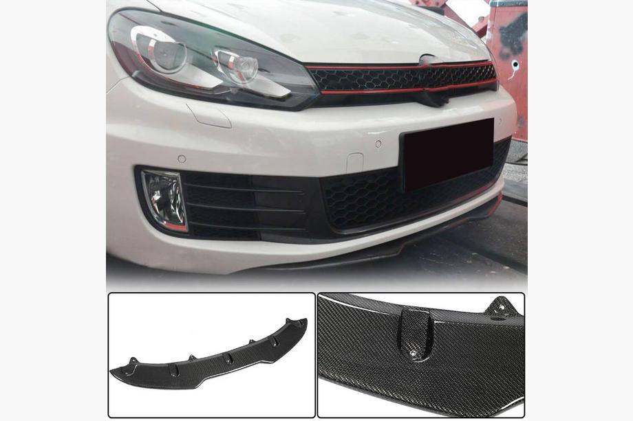Volkswagen Golf 6 2008-2014 Labbro anteriore Lip V4 per GTI HB 2010-2013 Carbonio Image
