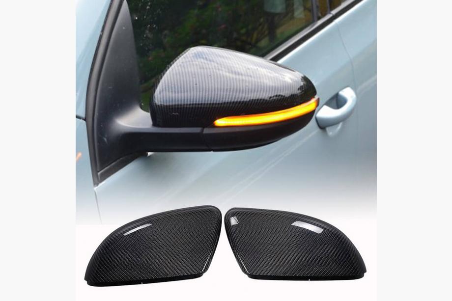 Volkswagen Golf 6 2008-2014 Cover Specchietti V1 (per HB 2010-2013, Carbonio) Image
