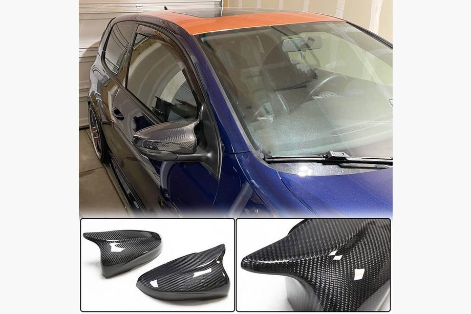 Volkswagen Golf 6 2008-2014 Cover Specchietti V2 (per HB 2010-2013, Carbonio) Foto 2
