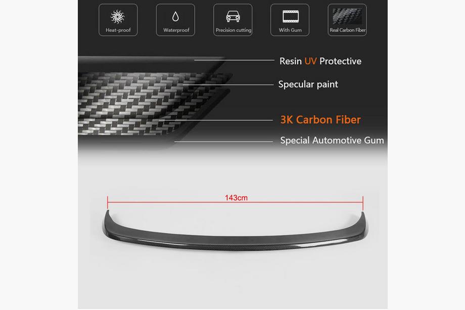 Volkswagen Golf 6 2008-2014 Spoiler inferiore (per GTI/R HB 2010-2013, Carbonio) Foto 5