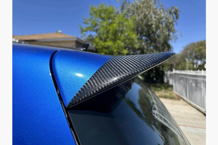 Volkswagen Golf 6 2008-2014 Spoiler V4 (per GTI/R HB 2010-2013, Carbonio) Foto 3