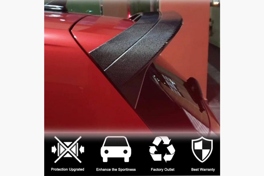 Volkswagen Golf 8 2019- Spoiler V1 (per GTI/R EU 2019-2024, Carbonio) Foto 4