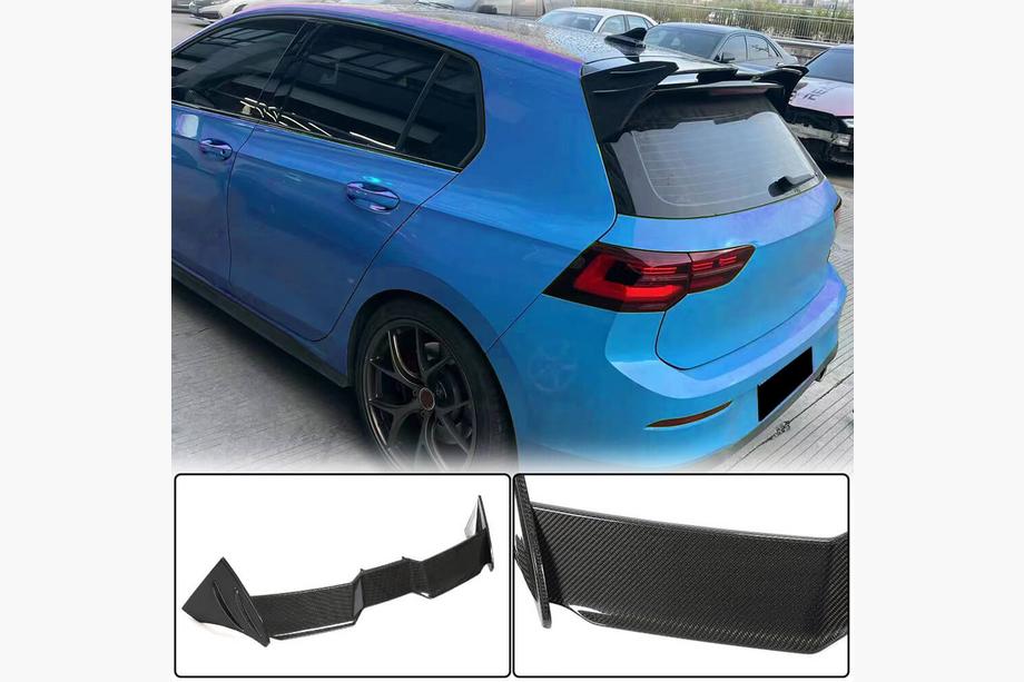 Volkswagen Golf 8 2019- Spoiler V2 (per GTI/R EU 2019-2024, Carbonio) Foto 2