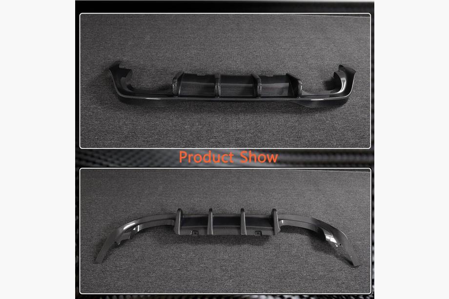 Volkswagen Golf 8 2019- Diffusore Paraurti Posteriore (per R HB, Carbonio) Foto 2