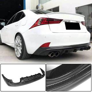 Diffusore Posteriore paraurti V2 per Base/F-Sport 2013-2016, Carbonio foto 1