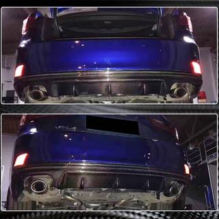 Diffusore Posteriore paraurti V2 per Base/F-Sport 2013-2016, Carbonio foto 4