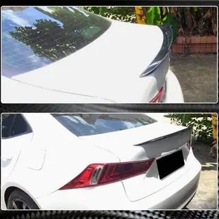 Spoiler V1 (per 2013-2020, Carbonio) Lexus IS 2013- foto 4