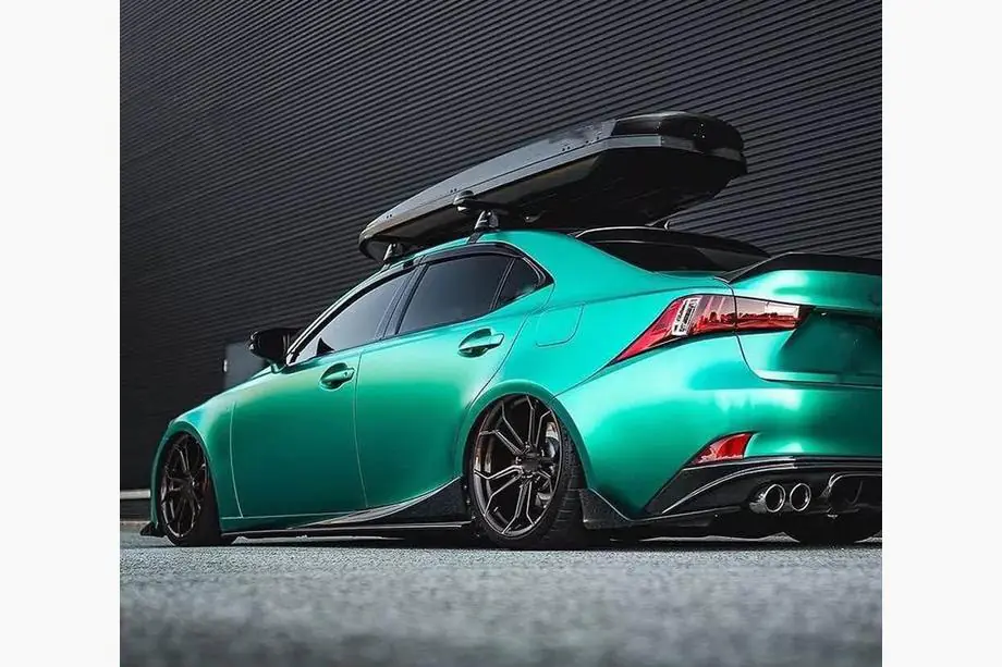 Lexus IS 2013- Minigonne Laterali (per Base/F-Sport 2013-2020, Carbonio) Foto 9
