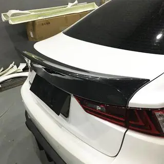 Spoiler V4 (per 2013-2020, Carbonio) Lexus IS 2013- foto 4