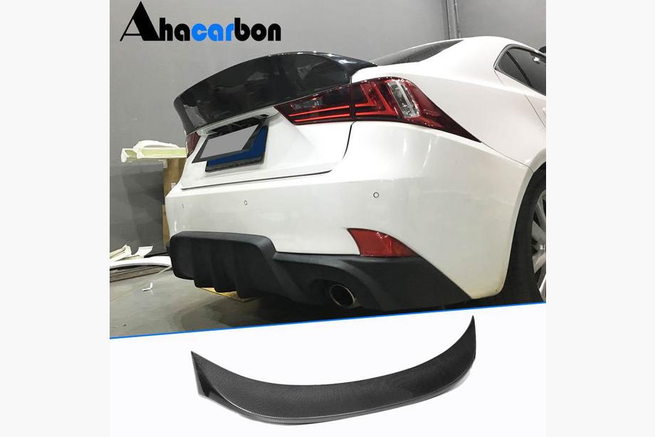 Lexus IS 2013- Spoiler V4 (per 2013-2020, Carbonio) Image