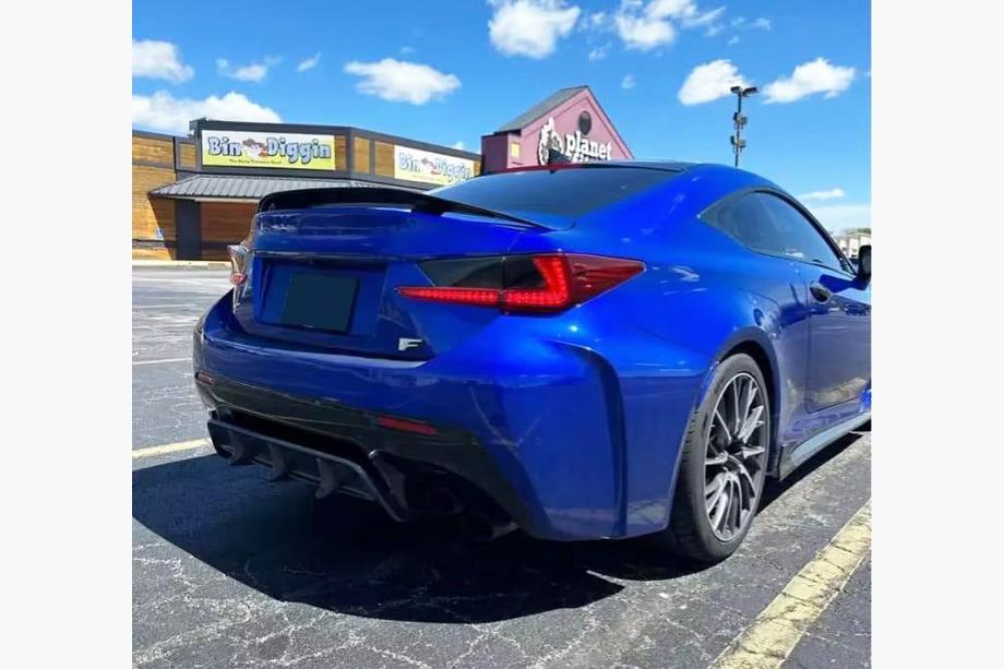 Lexus RC 200t 2014- Diffusore posteriore paraurti per RC F 2014-2018, Carbonio Foto 2