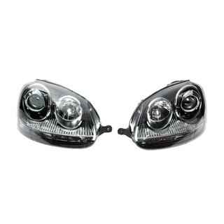 Fari anteriori con lente proiettore Black (2 pz) foto 2